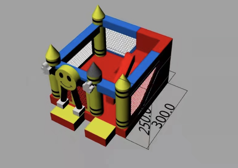 لعبه هوائيه نطيطة قلعه سبونج